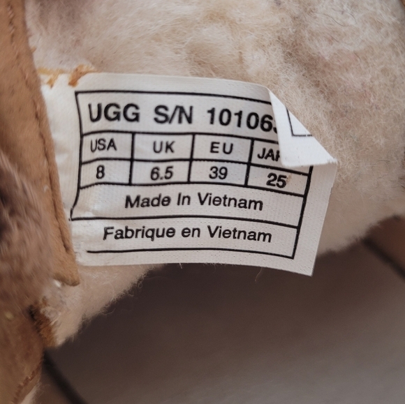 UGG Brown Suede Taya Sneaker - Size 8 - Picture 12 of 16